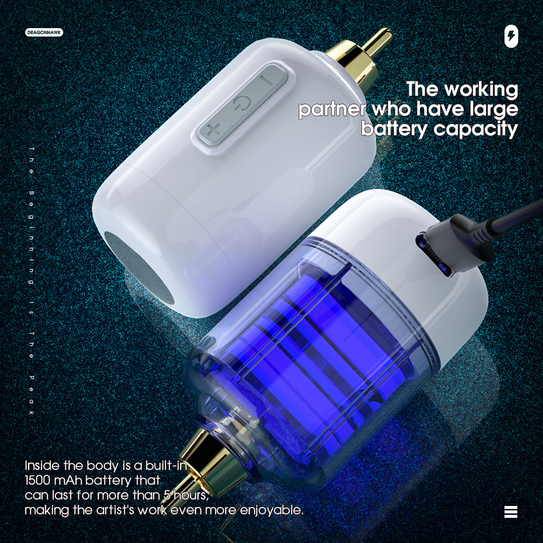 Dragonhawk B3 Wireless Tattoo Battery - Dragonhawktattoos