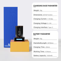 Original Battery&Charging Base for MAST Racer Pro Wireless Tattoo Pen Machine - Dragonhawktattoos