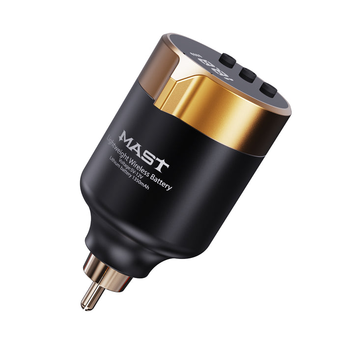 Dragonhawk T1 Wireless Battery Tattoo Power Supplies (Black Gold) - Dragonhawktattoos