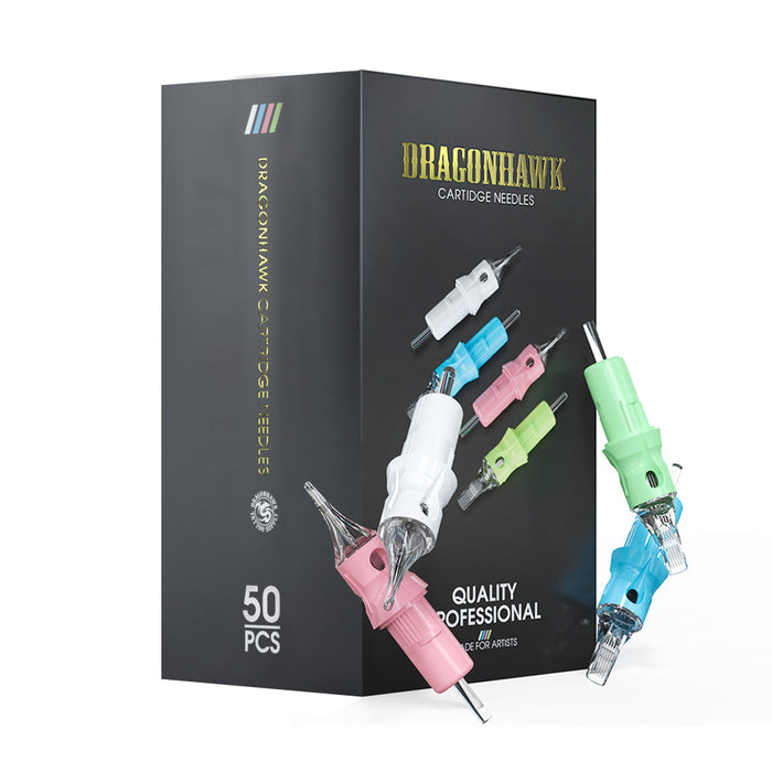 Dragonhawklabs Cartridges Needles 0.3MM/0.35MM Round Liner Tight 50 Pcs - Dragonhawktattoos