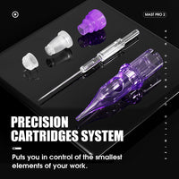 Mast Pro 2 Tattoo Cartridges 0.35MM Round Shader- Box of 20 - Dragonhawktattoos