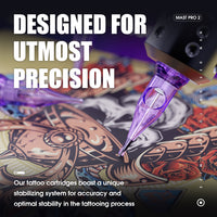 Mast Pro 2 Tattoo Cartridges 0.35MM Magnum 3.5MM Taper - Box of 20Pcs - Dragonhawktattoos