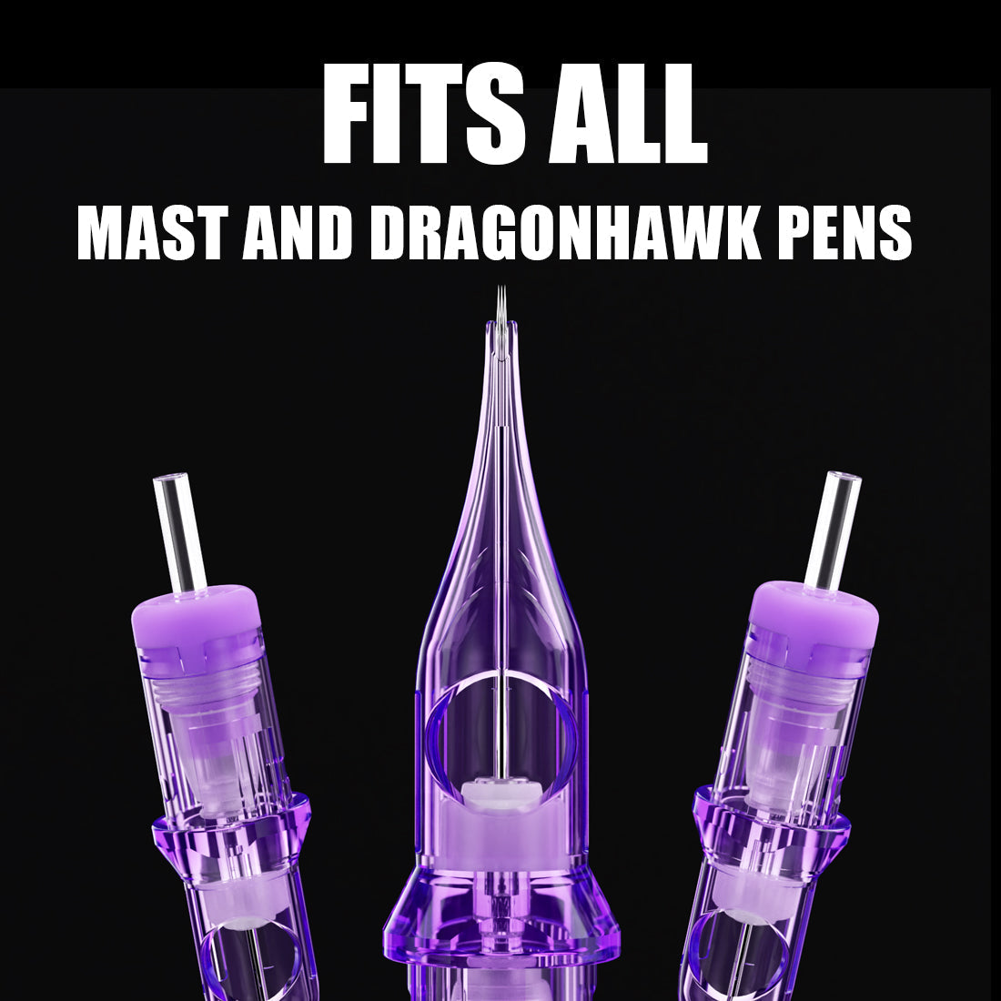 Mast Pro 2 Tattoo Cartridges 0.35MM Round Shader- Box of 20 - Dragonhawktattoos