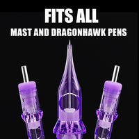 Mast Pro 2 Tattoo Cartridges 0.35MM Round Liner- Box of 20 - Dragonhawktattoos