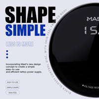 Mast Circle Tattoo Power Supply OLED Simple Power for Tattoo Machines - Dragonhawktattoos