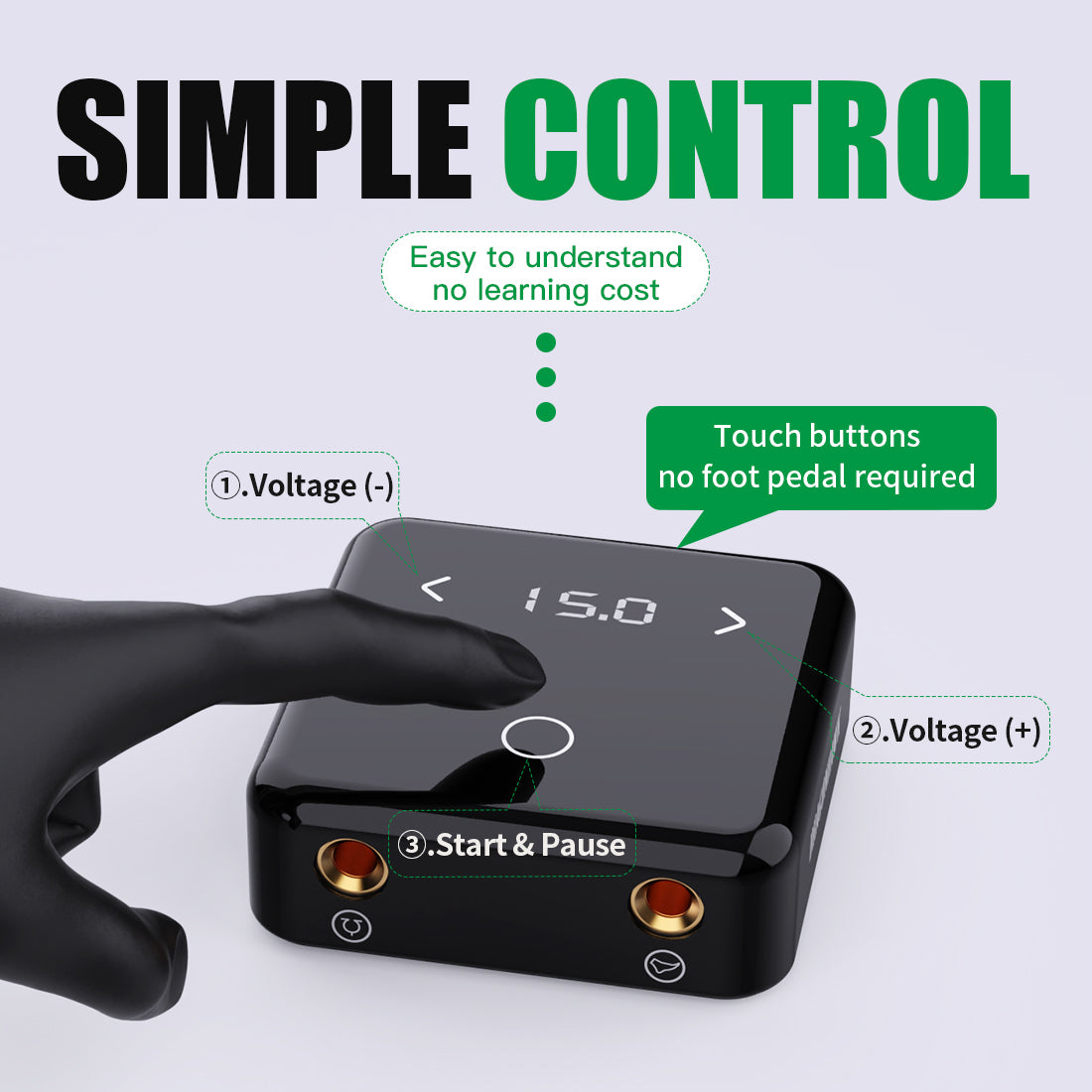 Dragonhawk Tattoo Power Supply Dual Mode Start-Up for Tattoo Machines - Dragonhawktattoos