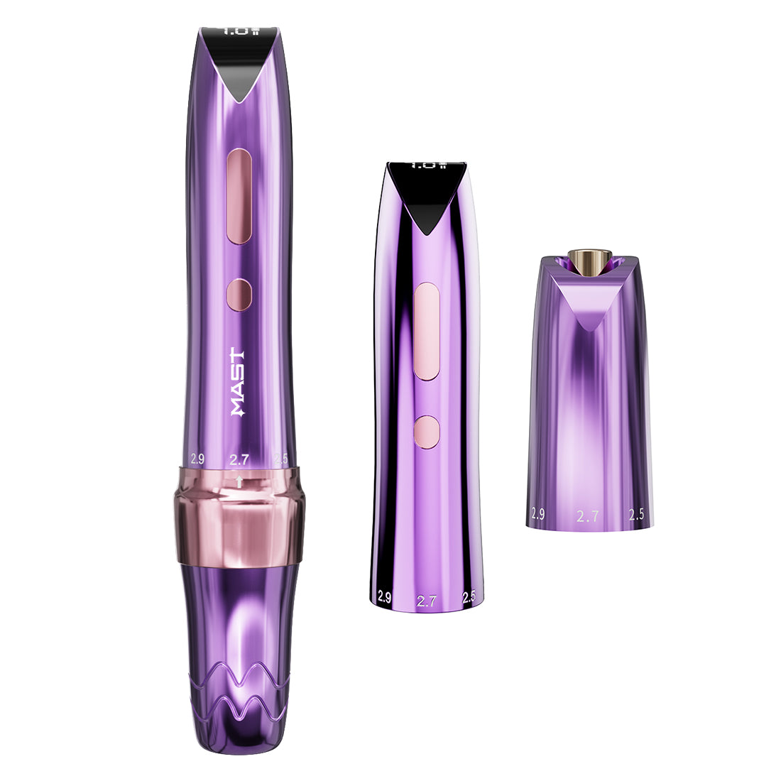MAST P60 Wireless Tattoo Pen Machine With 2.2mm-3.2mm Adjustable Stroke Length - Dragonhawktattoos