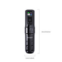 Dragonhawk Mast Fold2 Pro Machine Pen Wireless Professional Bundle (2 Batteries ver.) - Dragonhawktattoos