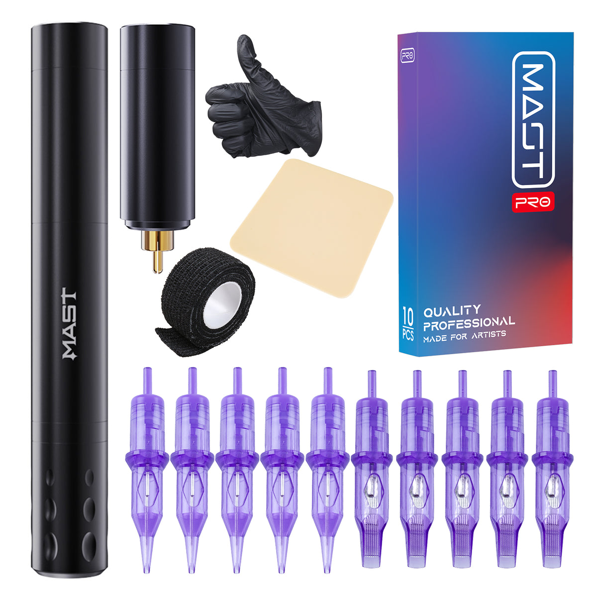 Mast Tour Fly Wireless Tattoo Pen Machine Kit - Dragonhawktattoos