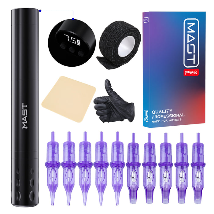 Mast Tour Fly Wireless Tattoo Pen Machine Kit - Dragonhawktattoos