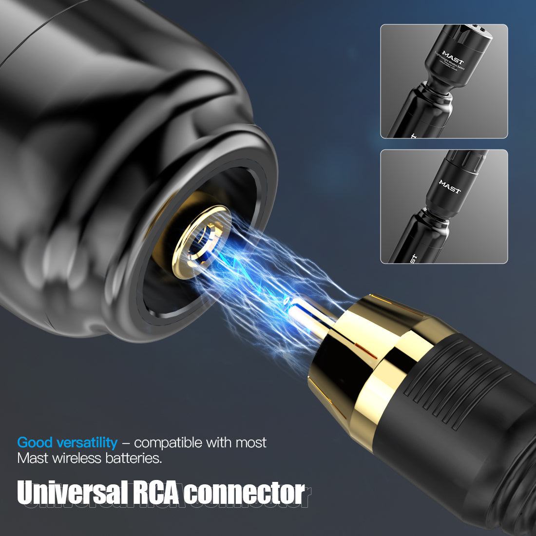 Mast Sensor 4.0MM Tattoo Machine T1 Wireless Battery Kit - Dragonhawktattoos