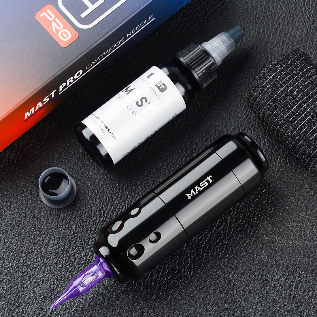 Mast Sensor 4.0MM Tattoo Machine T1 Wireless Battery Kit - Dragonhawktattoos