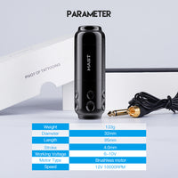 Mast Sensor 4.0MM Tattoo Machine T1 Wireless Battery Kit - Dragonhawktattoos