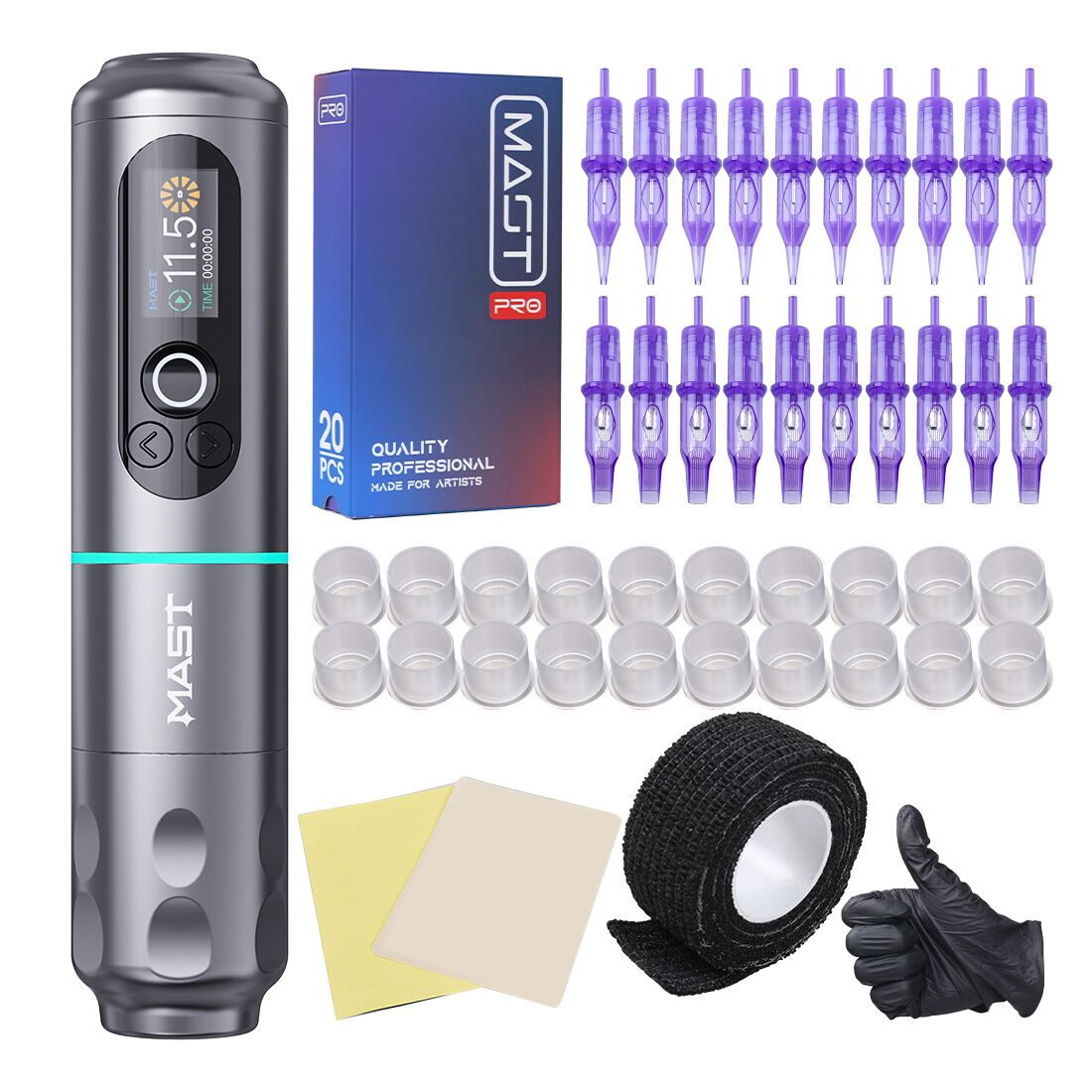 MAST Archer Ultra Smart Wireless Tattoo Machine Pen Bluetooth MAST Archer Ultra Smart Wireless Tattoo Machine Pen Bluetooth