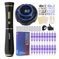 Mast P40 Rotary Tattoo Machine Pen Wireless Advanced Bundle - Dragonhawktattoos