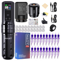 Dragonhawk Mast Fold2 Pro Machine Pen Wireless Professional Bundle (2 Batteries ver.) - Dragonhawktattoos