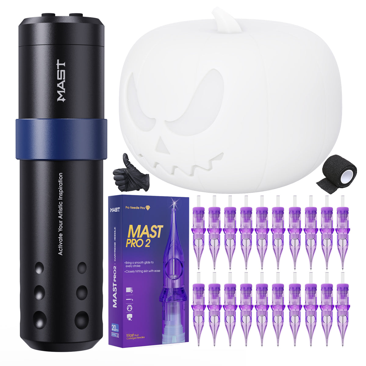Mast A3 Wireless Tattoo Gun Rotary Pen Kit 3.5mm Stroke Length - Dragonhawktattoos