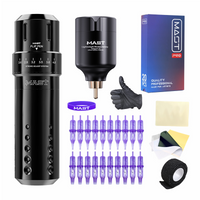 Mast Flip Rotary Tattoo Pen Machine Wireless Battery Kit - Dragonhawktattoos