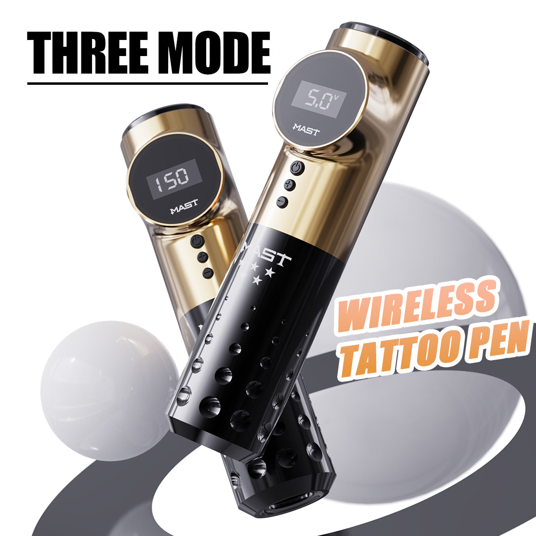 Mast Tattoo Archer Pro 5 Star Series Wireless Tattoo Pen Machine - Dragonhawktattoos