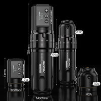 Fold Pro Tattoo Pen with MastLabs Airbot Battery Mast Pro Cartridges - Dragonhawktattoos