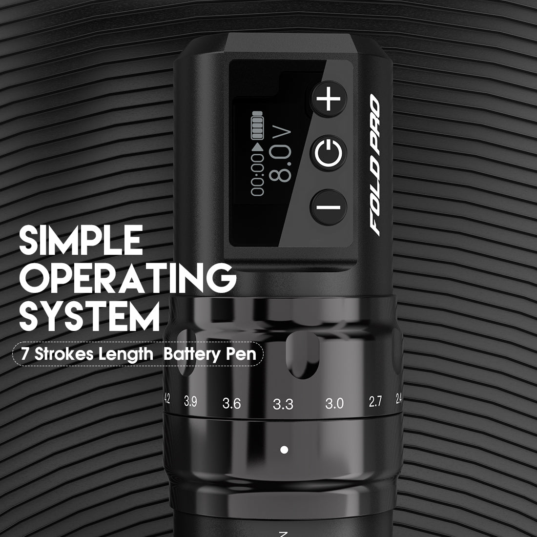 Fold Pro Tattoo Pen with MastLabs Airbot Battery Mast Pro Cartridges - Dragonhawktattoos