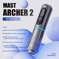 Mast Archer 2 Rotary Tattoo Machine Pen Wireless Advanced Bundle - Dragonhawktattoos