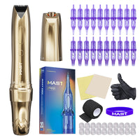 Mast P60 Wireless Tattoo Kit With 20pcs Tattoo Needles - Dragonhawktattoos