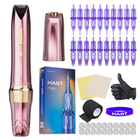 Mast P60 Wireless Tattoo Kit With 20pcs Tattoo Needles - Dragonhawktattoos