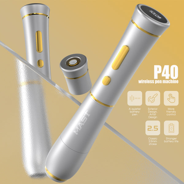 Mast P40 Wireless Pen Machine with 2.5MM Stroke - Dragonhawktattoos