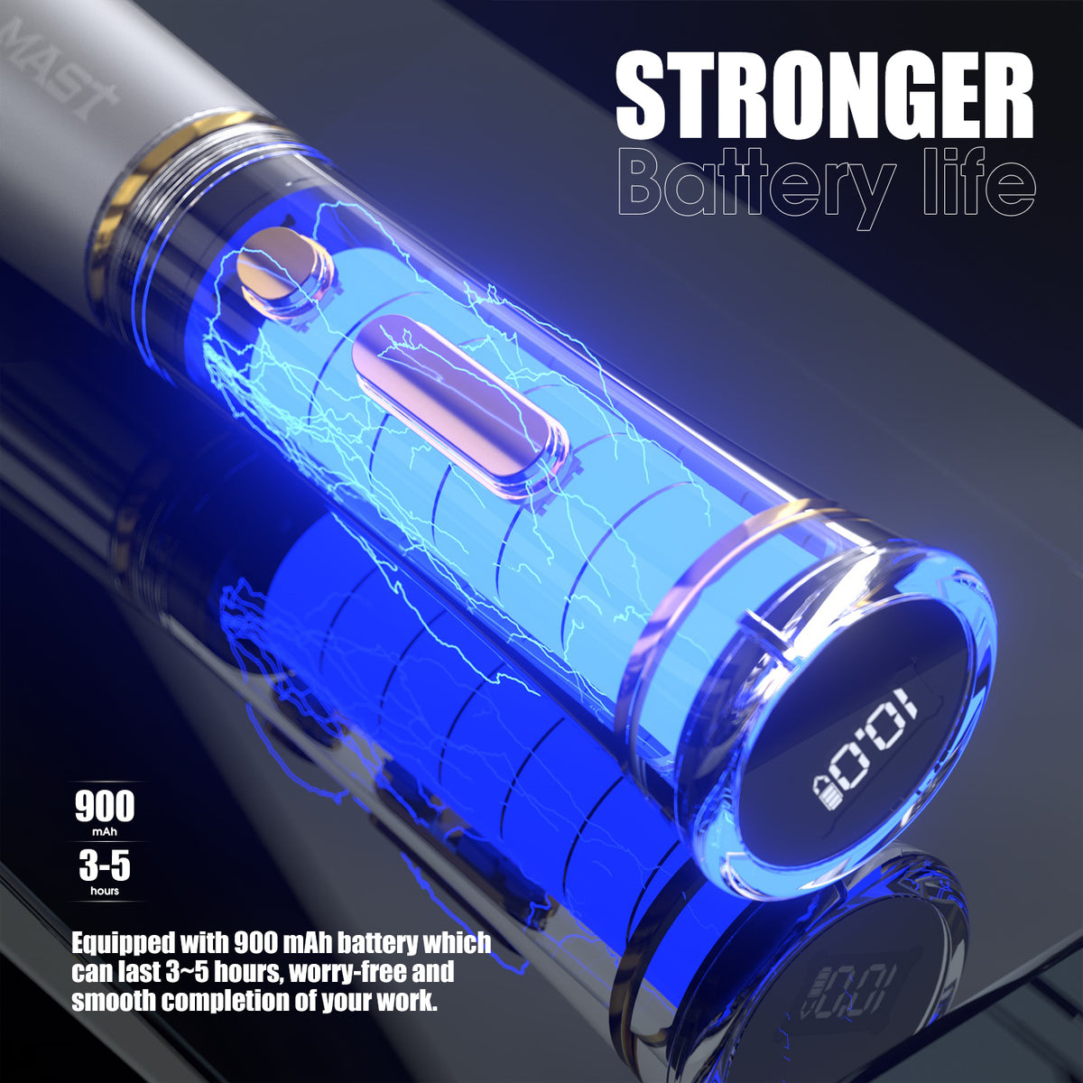 Mast P40 Wireless Pen Machine with 2.5MM Stroke - Dragonhawktattoos