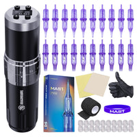 Dragonhawk Wireless Tattoo Machine Kit With 20pcs Tattoo Needles - Dragonhawktattoos