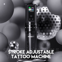 Mast Tattoo Fold2 Pro Wireless Pen Machine 2.4-4.2mm Strokes Length Changeable - Dragonhawktattoos