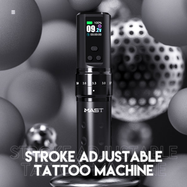 Mast Fold2 Pro Wireless Tattoo Pen Machine 2 Replaceable Batteries - Dragonhawktattoos