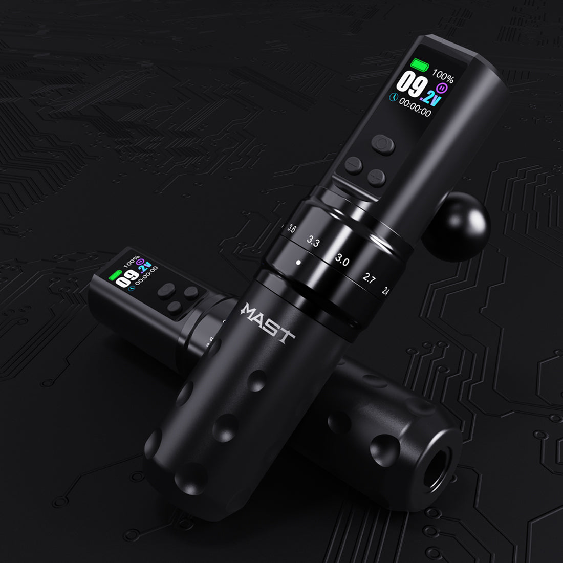 Mast Tattoo Fold2 Pro Wireless Pen Machine 2.4-4.2mm Strokes Length Changeable - Dragonhawktattoos