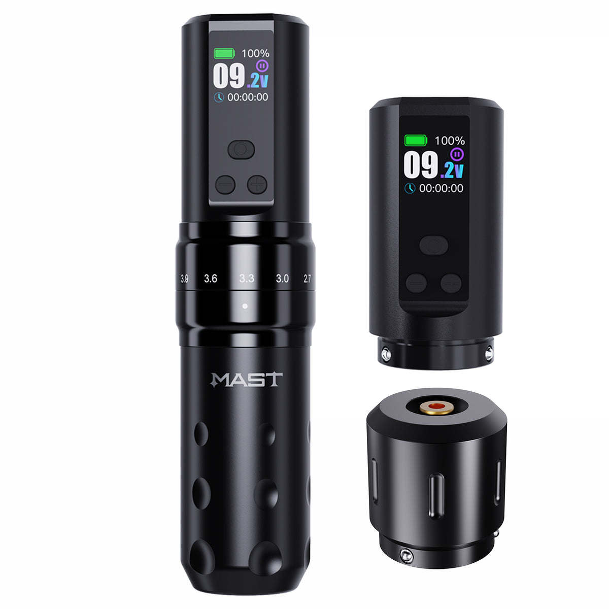 Mast Fold2 Pro Wireless Tattoo Pen Machine 2 Replaceable Batteries - Dragonhawktattoos