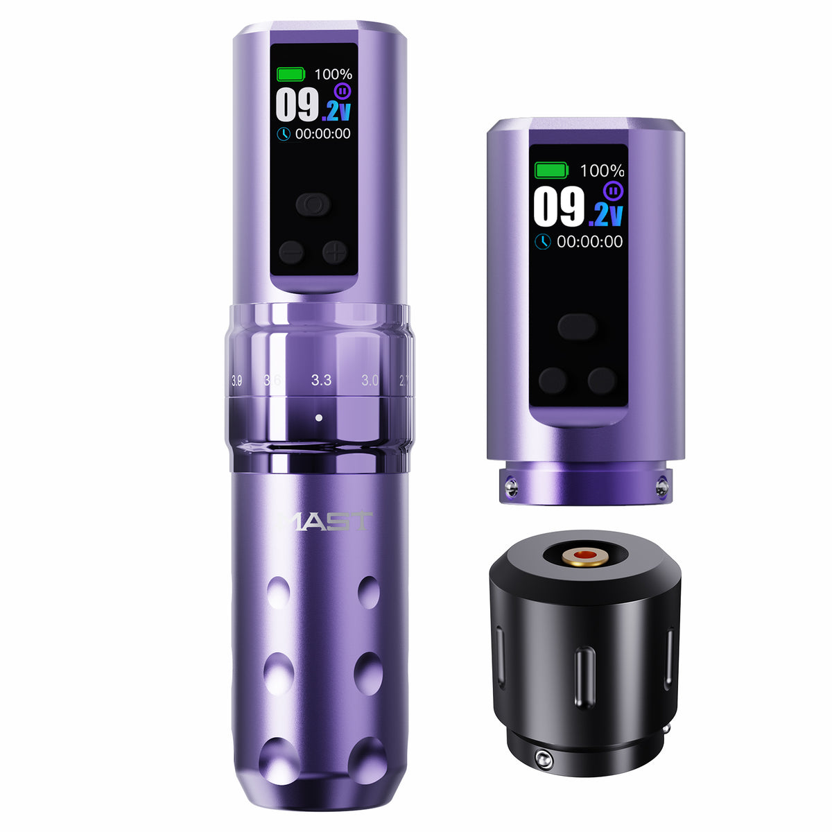 Mast Fold2 Pro Wireless Tattoo Pen Machine 2 Replaceable Batteries - Dragonhawktattoos