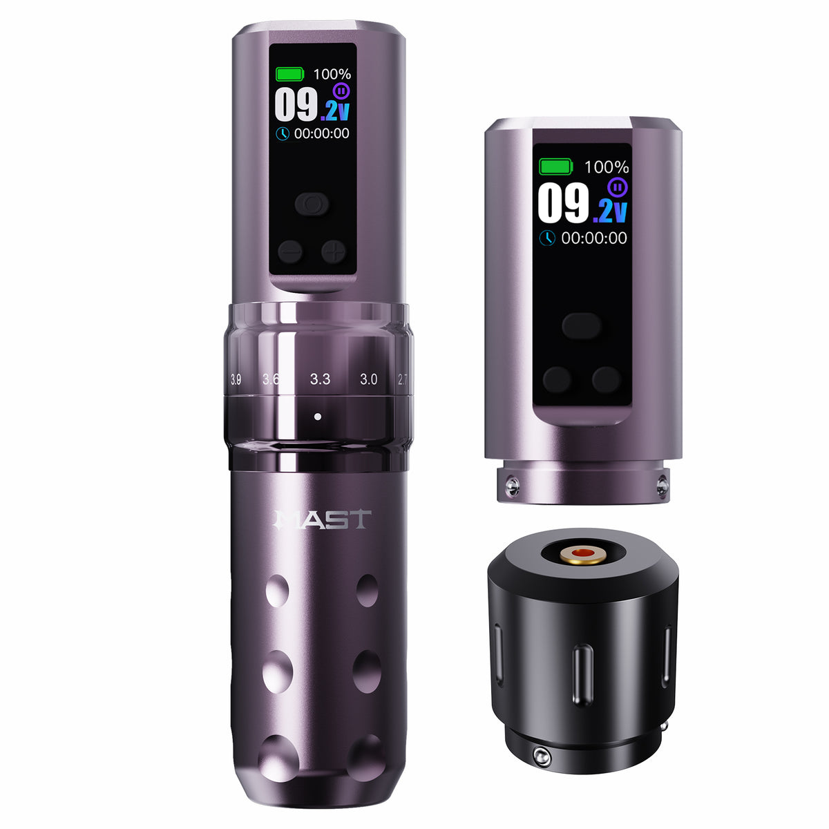 Mast Fold2 Pro Wireless Tattoo Pen Machine 2 Replaceable Batteries - Dragonhawktattoos