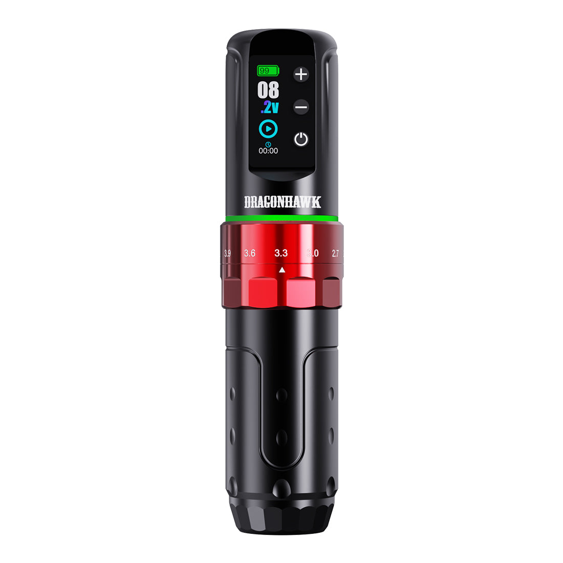 Dragonhawk L3 Wireless Tattoo Gun 7 Strokes Length  Rotary Pen Machine - Dragonhawktattoos