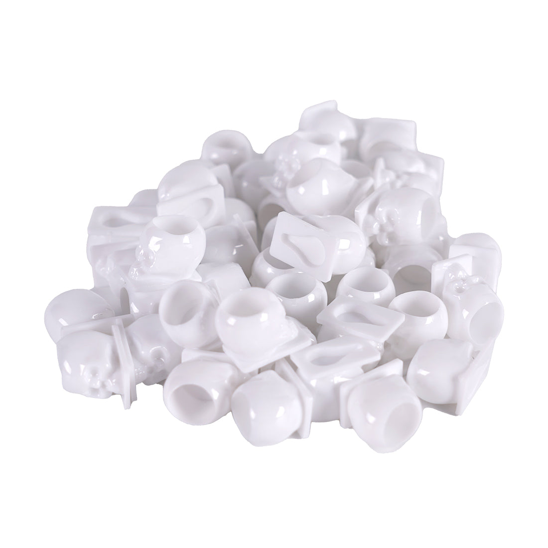 DragonHawk Tattoo Skull Ink Cup Pigment Cup With Base 50Pcs - Dragonhawktattoos