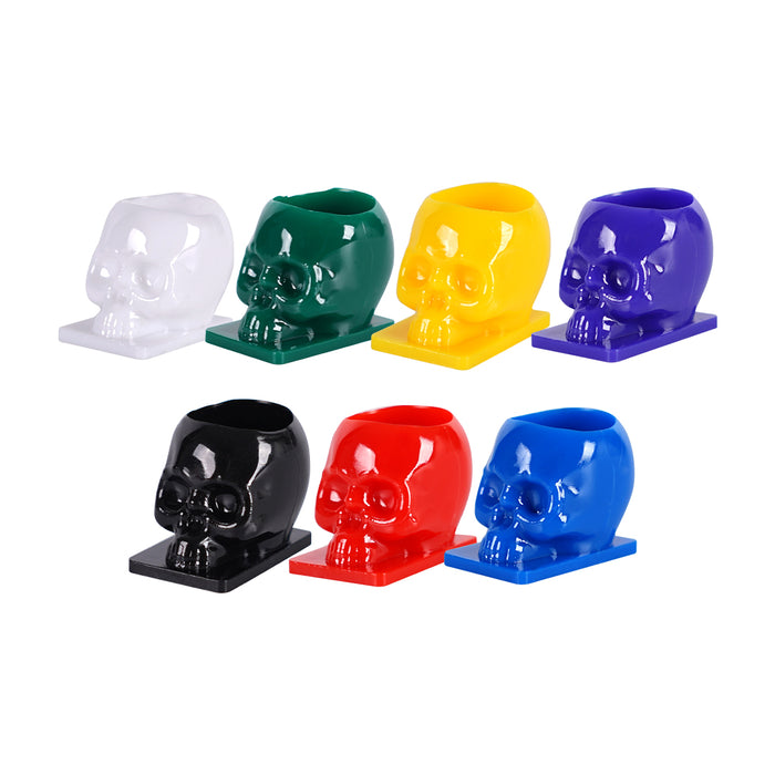 DragonHawk Tattoo Skull Ink Cup Pigment Cup With Base 50Pcs - Dragonhawktattoos