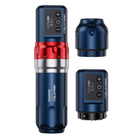 Dragonhawk Wireless Tattoo Pen Machine with 7 Stroke Length | Fold Pro (2 Batteries Ver) - Dragonhawktattoos