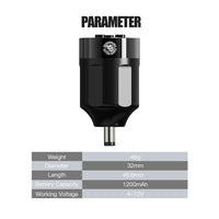 Dragonhawk B2 Wireless Tattoo Battery DC Jack - Dragonhawktattoos