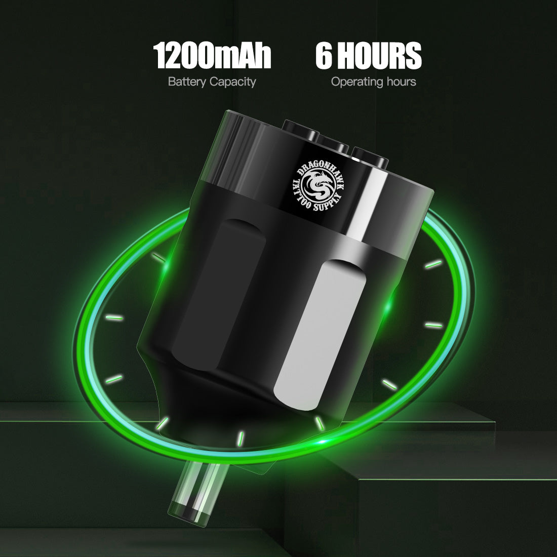 Dragonhawk B2 Wireless Tattoo Battery DC Jack - Dragonhawktattoos