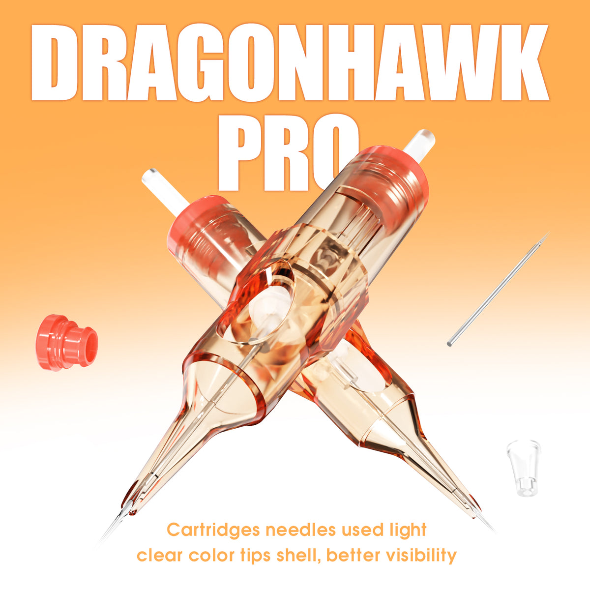 Dragonhawk Pro Tattoo Cartridges Needles 0.30MM Round Liner (20PCS) - Dragonhawktattoos