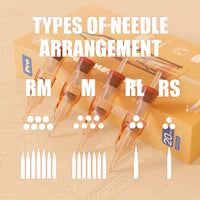 Dragonhawk Pro Tattoo Cartridges Needles 0.30MM Round Liner (20PCS) - Dragonhawktattoos