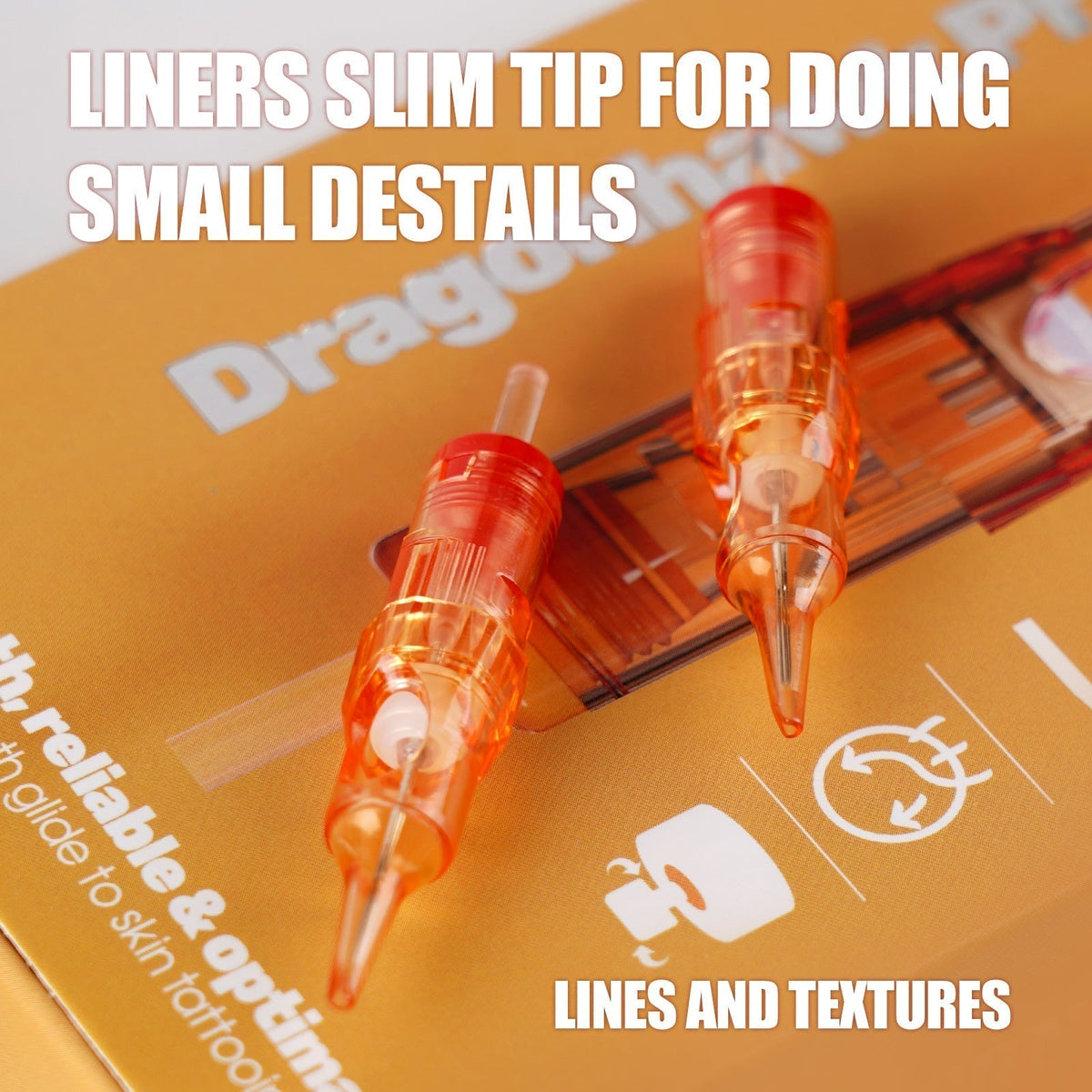 Dragonhawk Pro Tattoo Cartridges Needles 0.35MM Magnum (20PCS) - Dragonhawktattoos