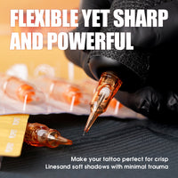 Dragonhawk Pro Tattoo Cartridges Needles 0.35MM Round Magnum (20PCS) - Dragonhawktattoos