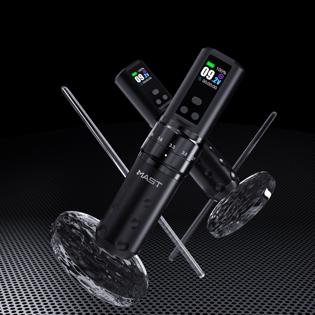 Mast Tattoo Fold2 Pro Wireless Pen Machine Kit With 20Pcs Needles - Dragonhawktattoos