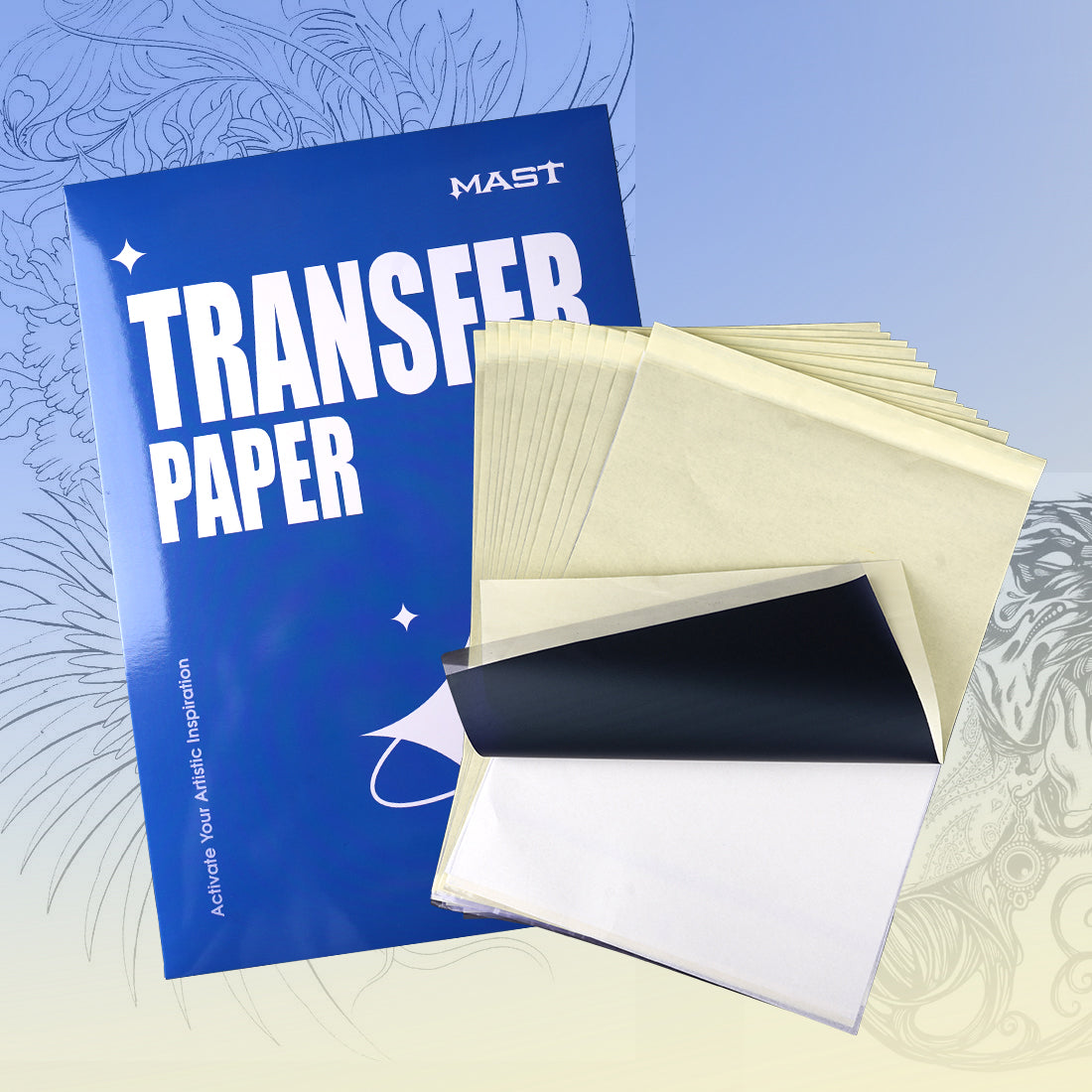 Dragonhawk Tattoo Accessories Stencil Transfer Paper A4 15/100PCS Per Set - Dragonhawktattoos