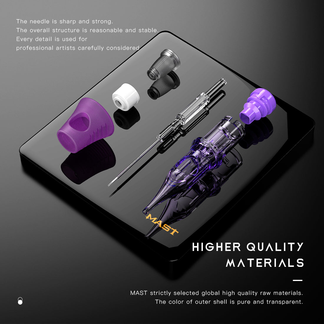 Mast Cyber Professional Tattoo Cartridges Permanent Makeup 0.3MM Curved Magnum - Dragonhawktattoos